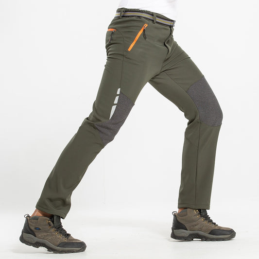 🔥【M~4XL】Muške tople, vjetrootporne i vodootporne planinarske hlače
