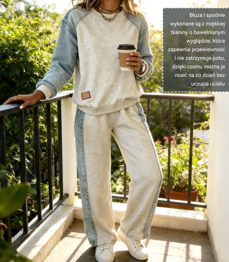【Set de dama nou, cel mai bine vândut】Un set sportiv, casual, croiala lejera 🍂