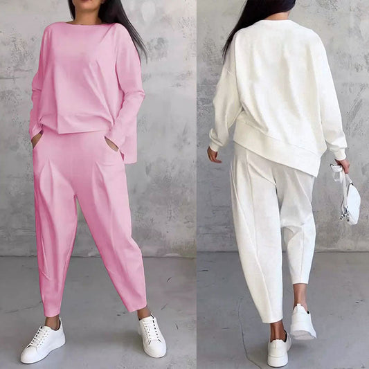 💃Νέο προϊόν💖 Νέα απλή βαμβακερή στολή για άνοιξη-φθινόπωρο 2025