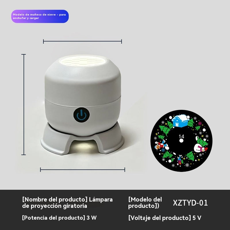 Dynamiczny projektor obrotowy LED