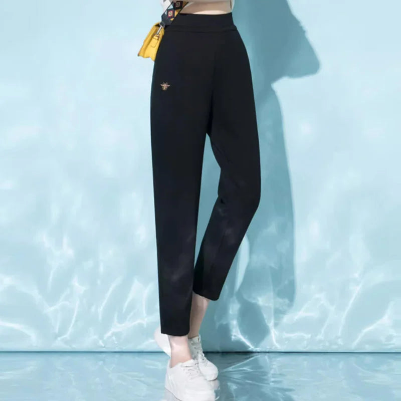 💘【M-4XL】Pantaloni harem cu talie înaltă