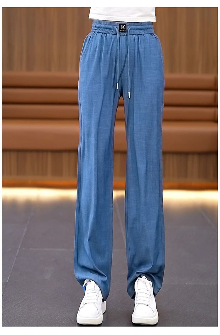 ❤️2026【S-3XL】 Jeansy z wysokim stanem i szerokimi nogawkami typu Ice Silk