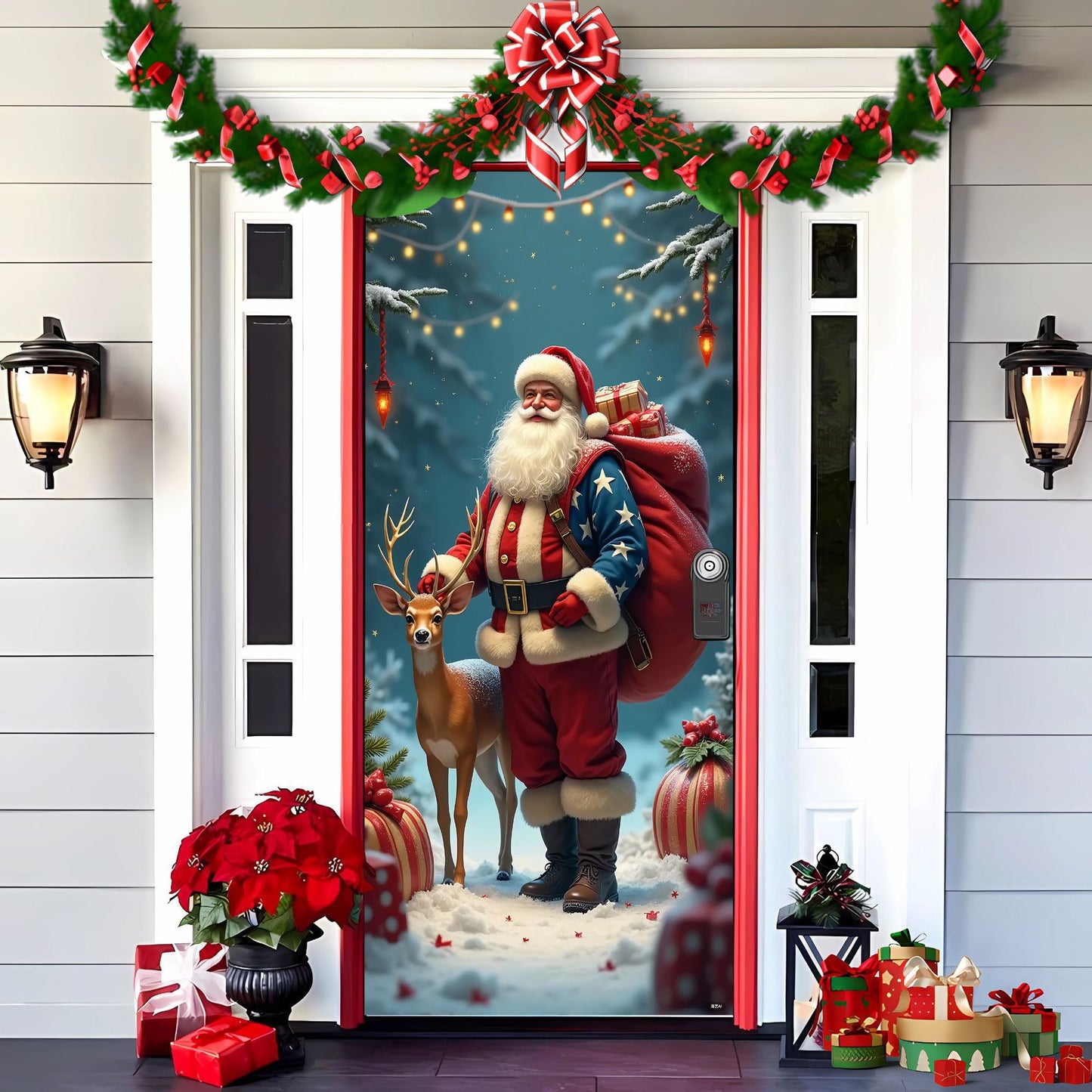 💥【Kup 1, a 1 dostaniesz gratis】🎄Wyprzedaż przedświąteczna 🎅świąteczne dekoracje na drzwi🎅