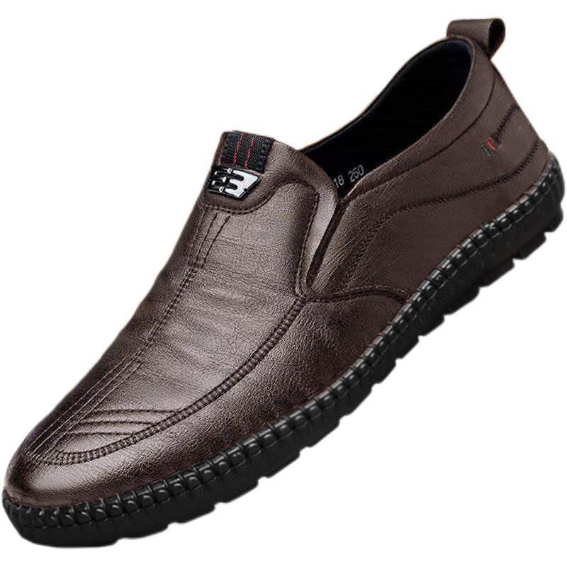 【39-44】Nowe skórzane buty z miękką podeszwą dla mężczyzn w średnim i starszym wieku