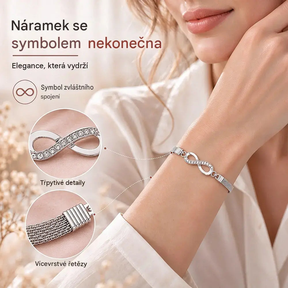 【🎁Kupte jeden, druhý dostanete zdarma】✨Dámský stříbrný náramek pro štěstí