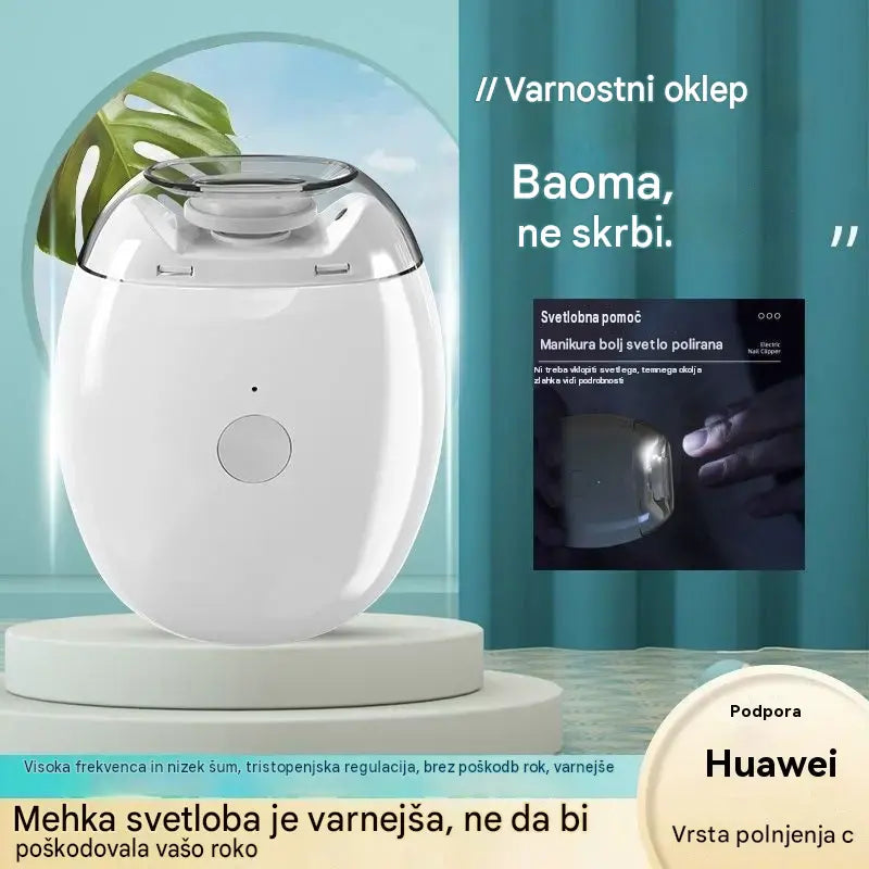 💅 50 % popust! ✨ Samodejna pilica za nohte – varna in nežna nega nohtov 👶🔧