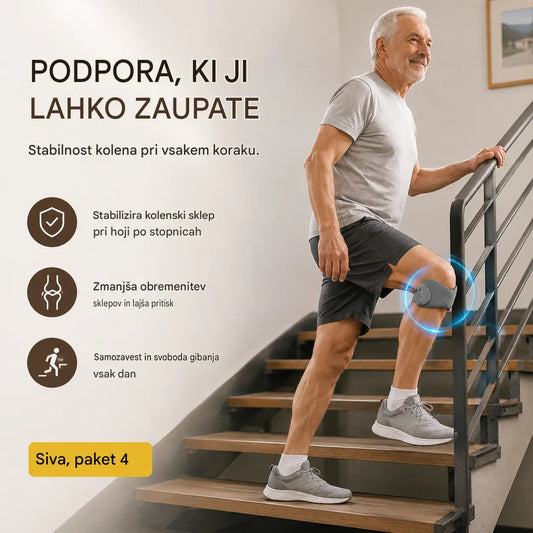 4 za samo 22 € 🏃♀️ Športna opornica za koleno 👉 Vaša kolena potrebujejo počitek. Ta opornica za koleno vam nudi dovolj časa za počitek.