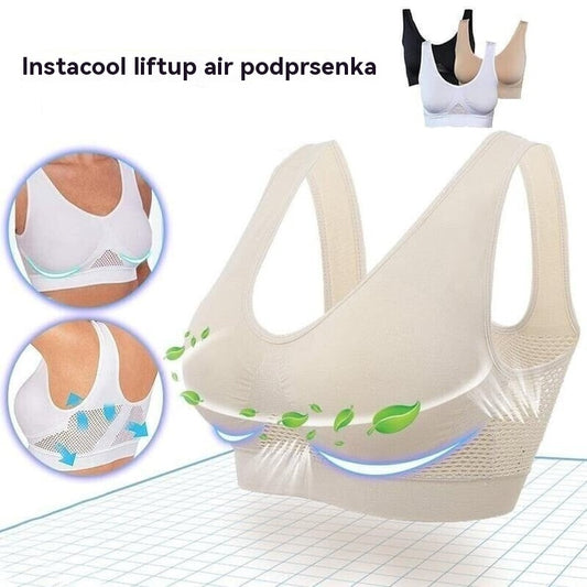 😍【Balení 3 kusů】Bezešvá podprsenka pro plné velikosti ❤️ Prodyšná a chladivá【40–120KG】