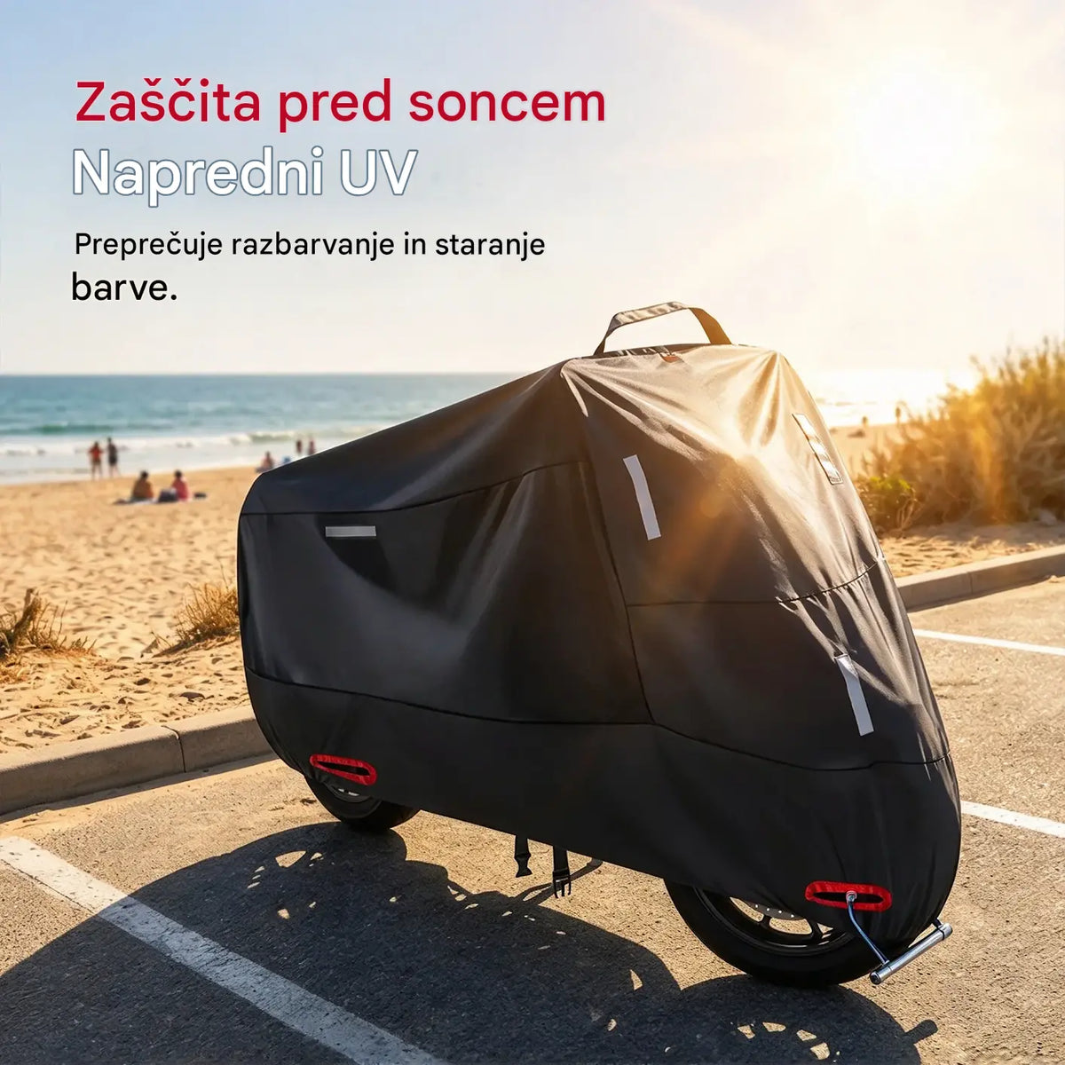 🏍️ Danes 50 % popust! Zaščitno pokrivalo za motorna kolesa za vse vremenske razmere | Vodoodporno, trpežno in zaščiteno pred UV-žarki | Primerno za večino motornih koles | Z odprtinami za zaklepanje in ojačanimi šivi | Idealno za uporabo na prostem 🌧️☀️