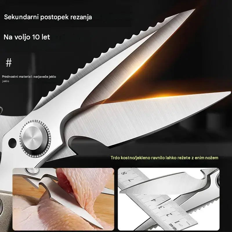 🔥Nova izboljšava🍖 Večnamenske, visokozmogljive kuhinjske škarje ✂️👨‍🍳