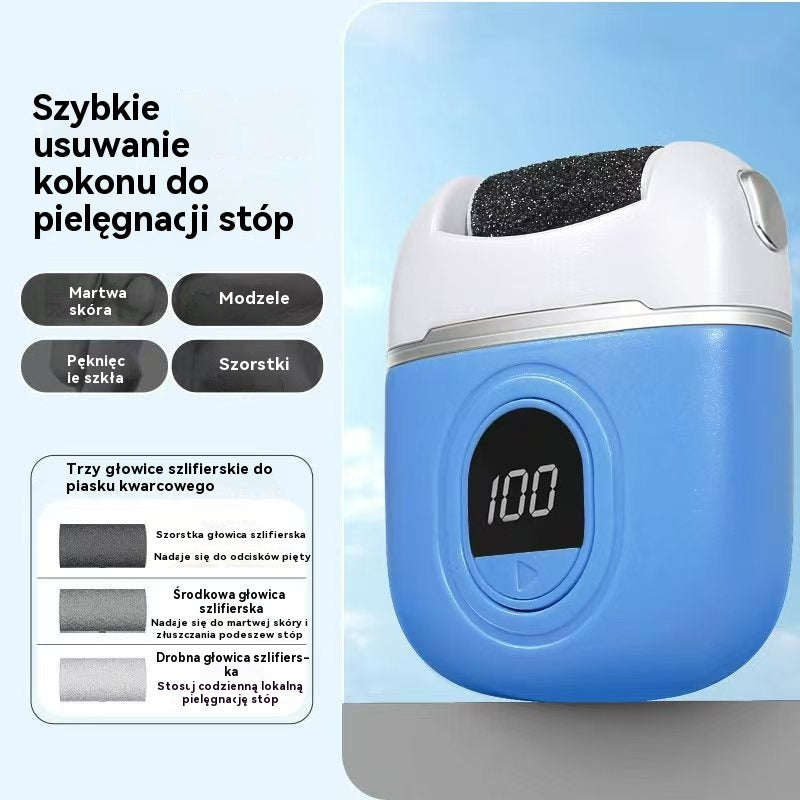✨🦶🛁 Nowa elektryczna szlifierka do stóp, usuwanie martwego naskórka, elektryczna szlifierka do stóp do pedicure