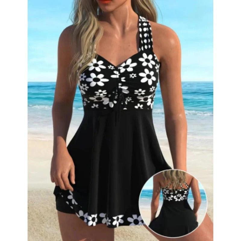 🏖️👙🌴【S-6XL】Stylowy kostium kąpielowy plus size we wzory