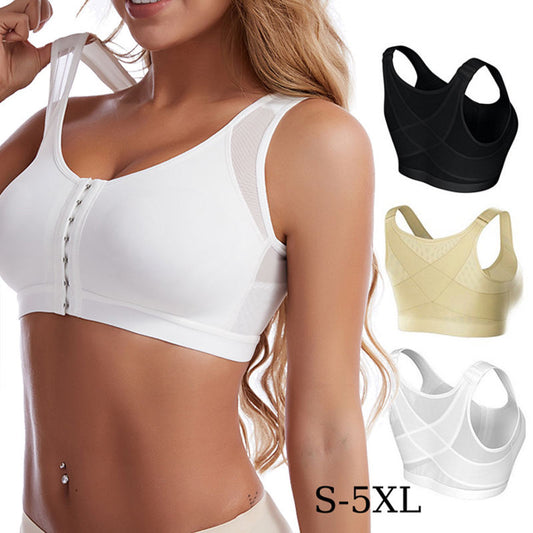 🥰 【3 sztuki】👙【40-120kg】Biustonosz z pełnym kryciem i podtrzymaniem