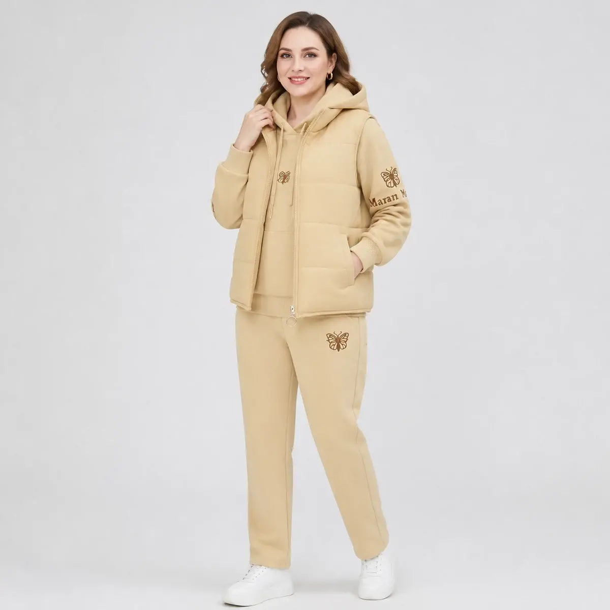 【M-4XL】💟💞Új, 2026-os háromrészes szabadidő-szett (mellény + felső + nadrág)