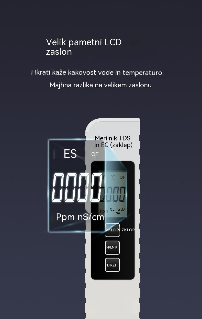 💧Kupite 1, dobite 1 brezplačno🔍 3-v-1 digitalni TDS vodomer – preverite kakovost vode v nekaj sekundah ✨