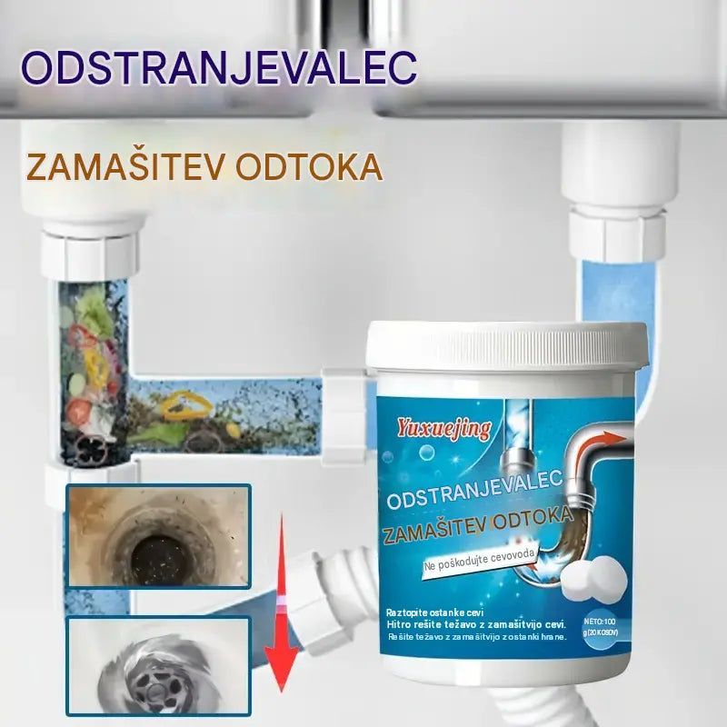 🔥【Kupite 1, dobite 1 gratis】 ❤️ Močne šumeče čistilne tablete, ki hitro raztopijo blokade zaradi mastnih ostankov in odmašijo odtoke; odpravljajo tudi neprijetne vonjave in imajo antibakterijske lastnosti.