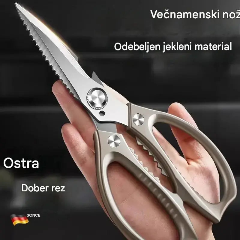 🔥Nova izboljšava🍖 Večnamenske, visokozmogljive kuhinjske škarje ✂️👨‍🍳
