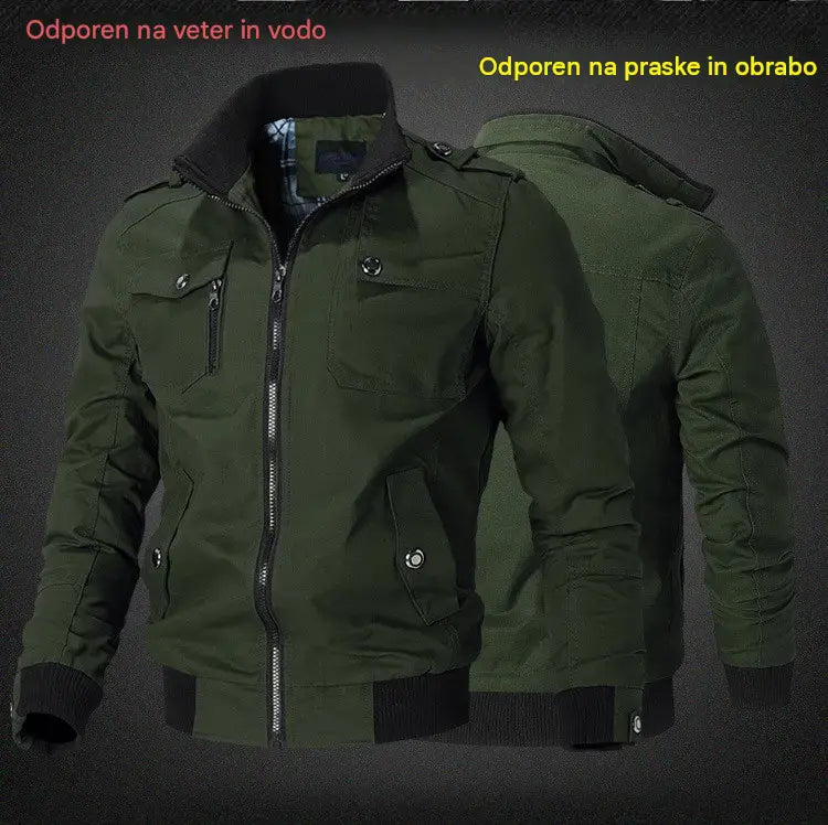 👍🔥 [M-5XL] Nova moška vojaška jakna, Težka, visokokakovostna, topla