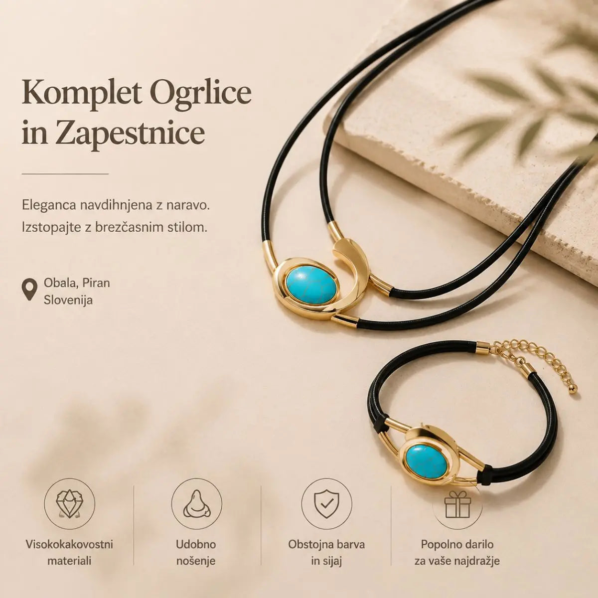 ✨🔥【Kup jeden, a drugi dostaniesz gratis】Zestaw naszyjnika i bransoletki w stylu boho z kamieniami szlachetnymi