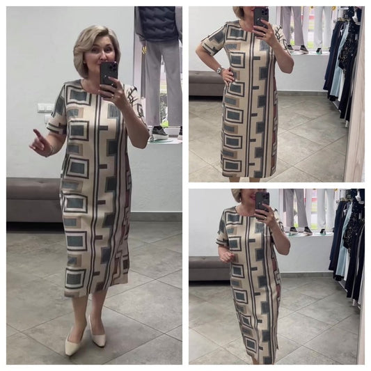🌷🔥 [S-5XL] Rochie de înaltă calitate, confortabilă și la modă, mărime mare