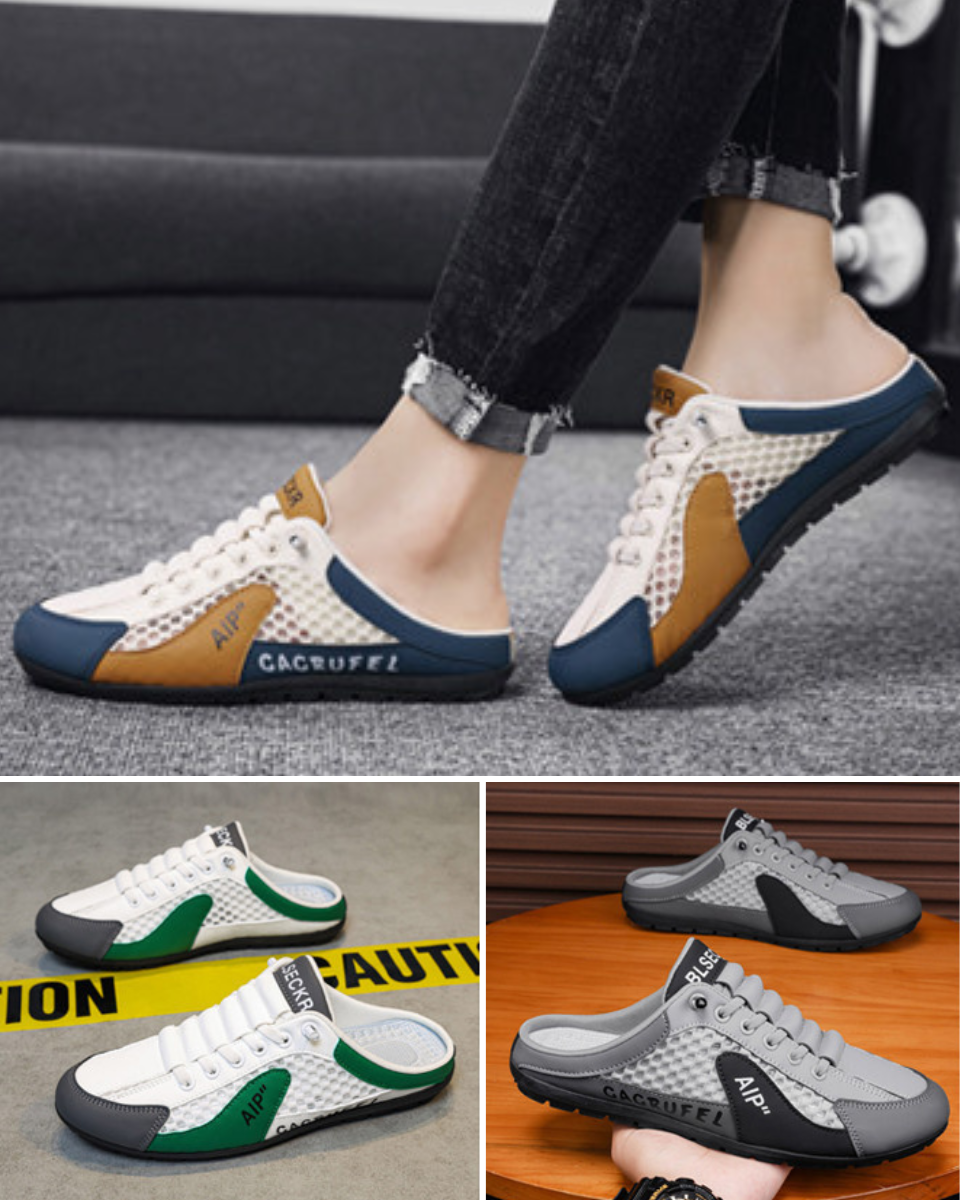 🏆👟【Letnie wyprzedaże – 50% zniżki 🔥】【39–44】Nowe męskie sportowe klapki letnie – wykonane z nowego, oddychającego i dezodorującego materiału