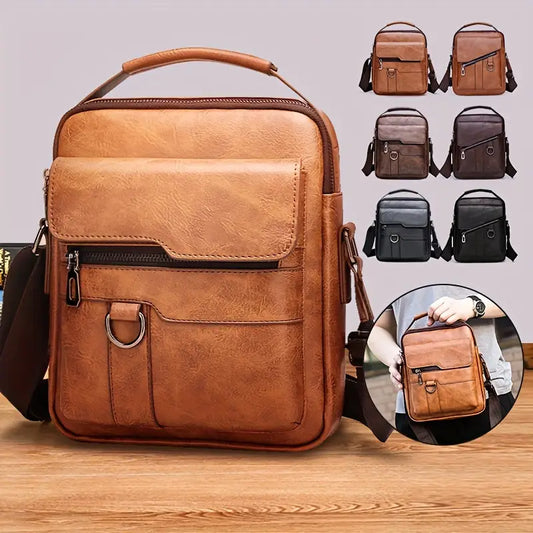 🔥Nova promocija 50% popusta 👜Moška vintage torba za čez ramo velike prostornine