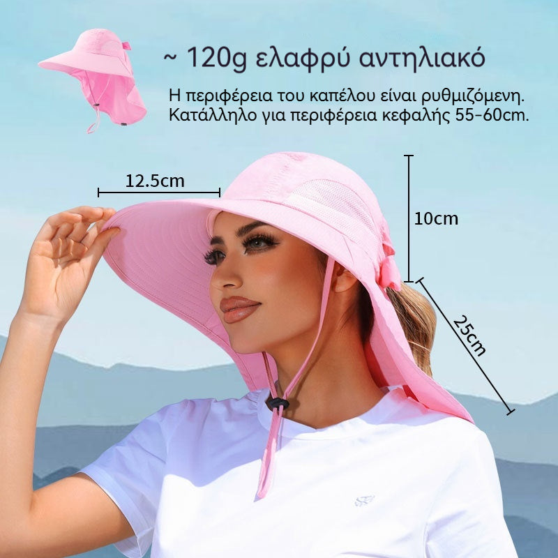 🔥2ο τεμάχιο -50% | Καπέλο ψαρά με αντηλιακή προστασία 2026