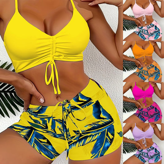 🏊‍👙🌴【S-2XL】Elegancki, duży kostium kąpielowy w kwiaty