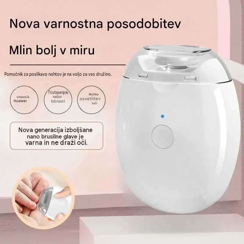 💅 50 % popust! ✨ Samodejna pilica za nohte – varna in nežna nega nohtov 👶🔧