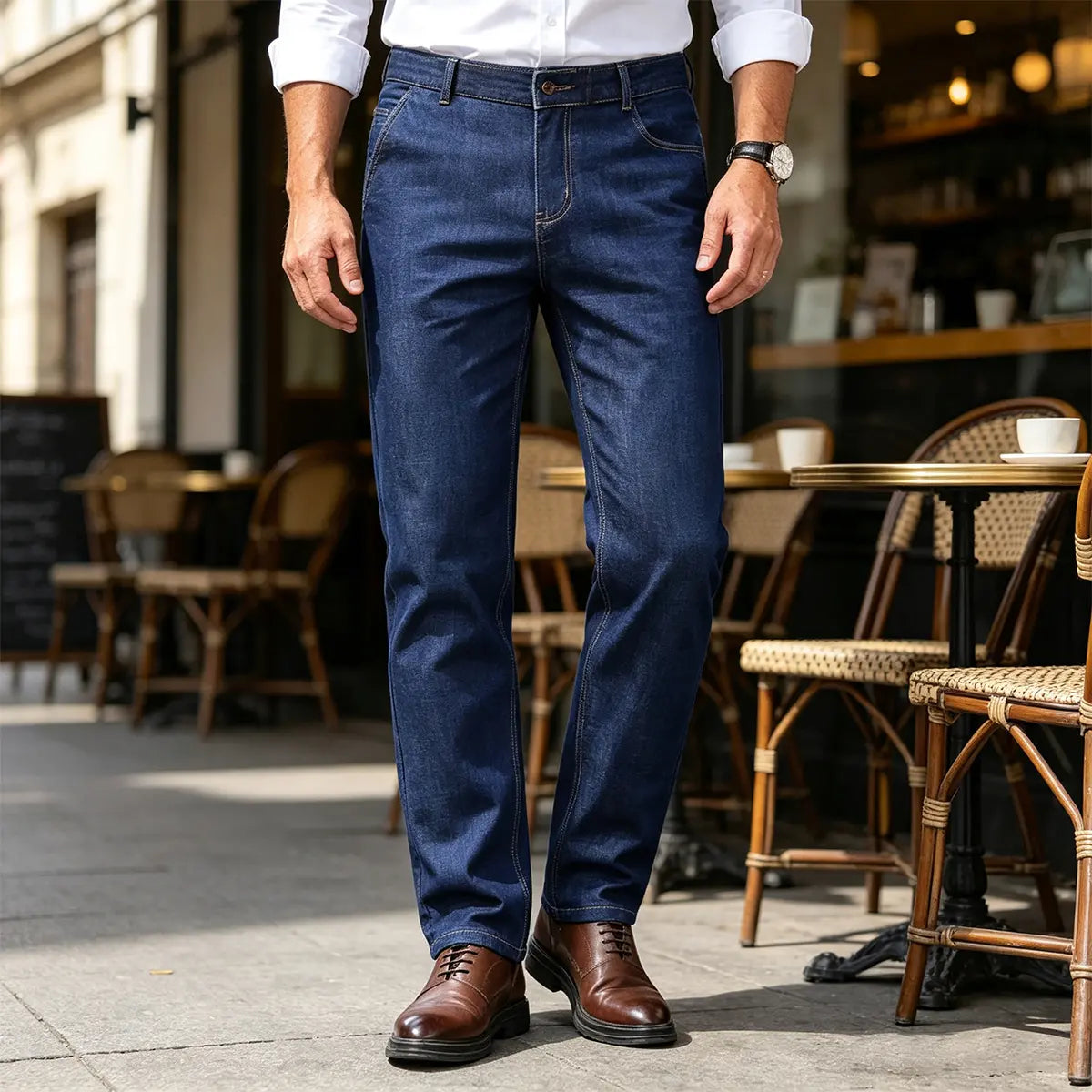 👖👖2026 Enostavne, casual in univerzalne moške kavbojke velikih številk👍