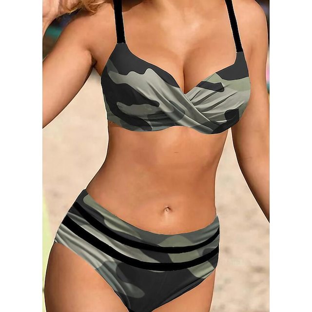 👙👙 【S-5XL】 2026 nowy strój kąpielowy z nadrukiem seksowne bikini