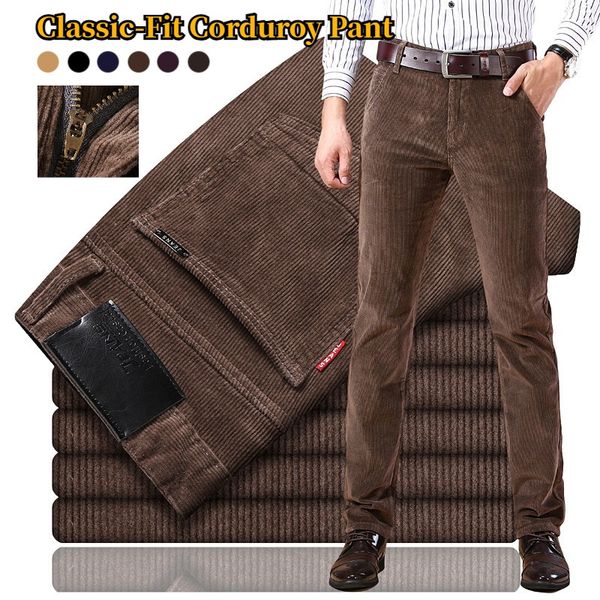 🏆 Bestseller 【-42% zniżki 🔥🔥】Męskie spodnie sztruksowe o klasycznym kroju