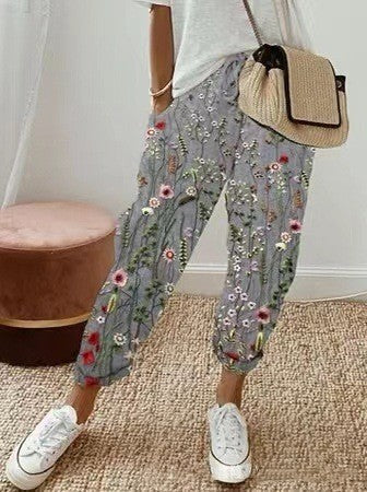 😍💕Zadnji dan promocije - 50% popust💕Ženske ležerne hlače iz bombaža in lana