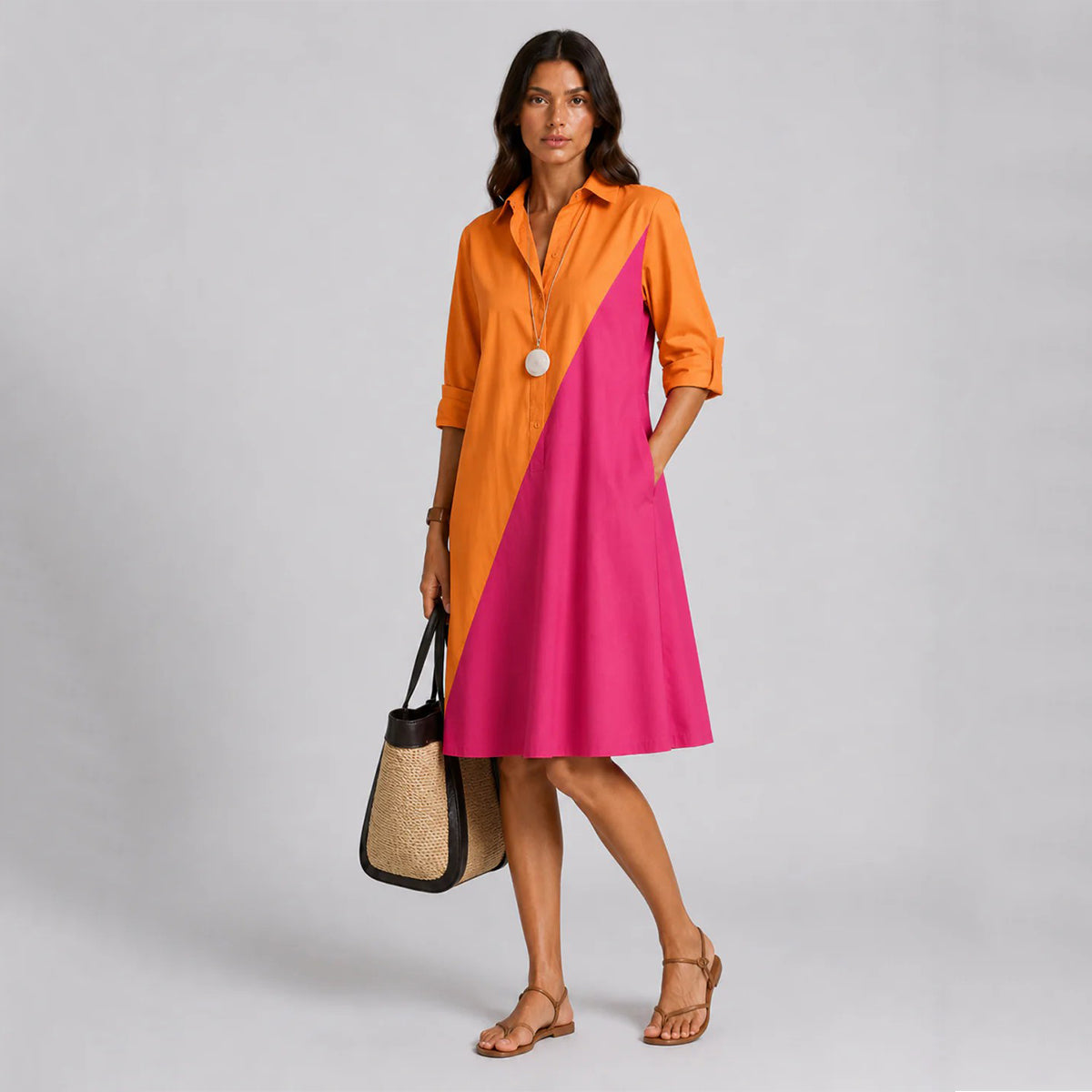 ✨【S-5XL】Wyrafinowana i stylowa sukienka midi