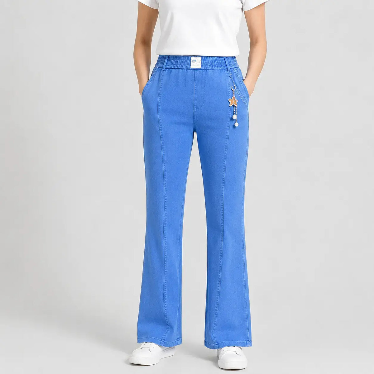 🔥【M-4XL】👖👖Jesenske nove ženske kavbojke z visokim pasom, raztegljive, za leto 2026