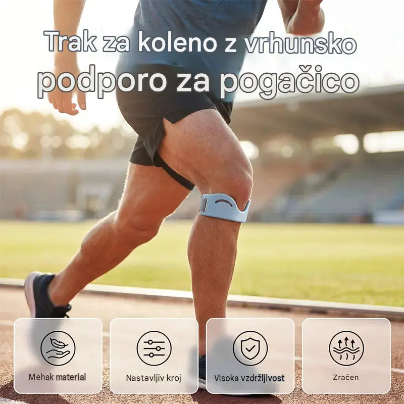 🩺 Športna opornica za koleno 👉 Koleno potrebuje čas. Ta trak mu ta čas zagotavlja.
