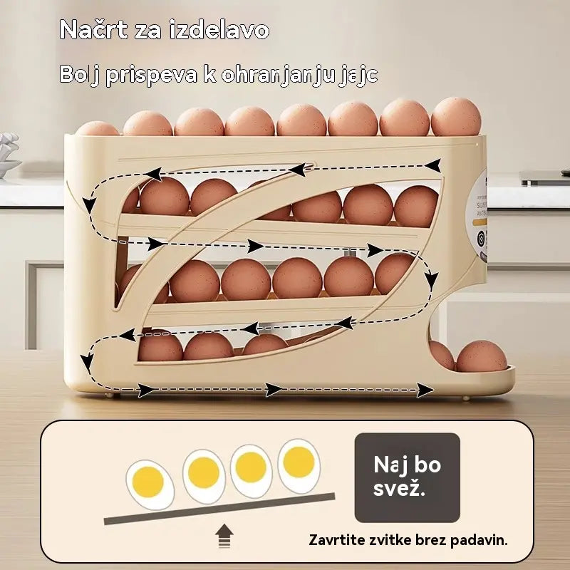 💥🥚🥚【Kupite 1, dobite 1 gratis】Drsna škatla za shranjevanje jajc živilske kakovosti