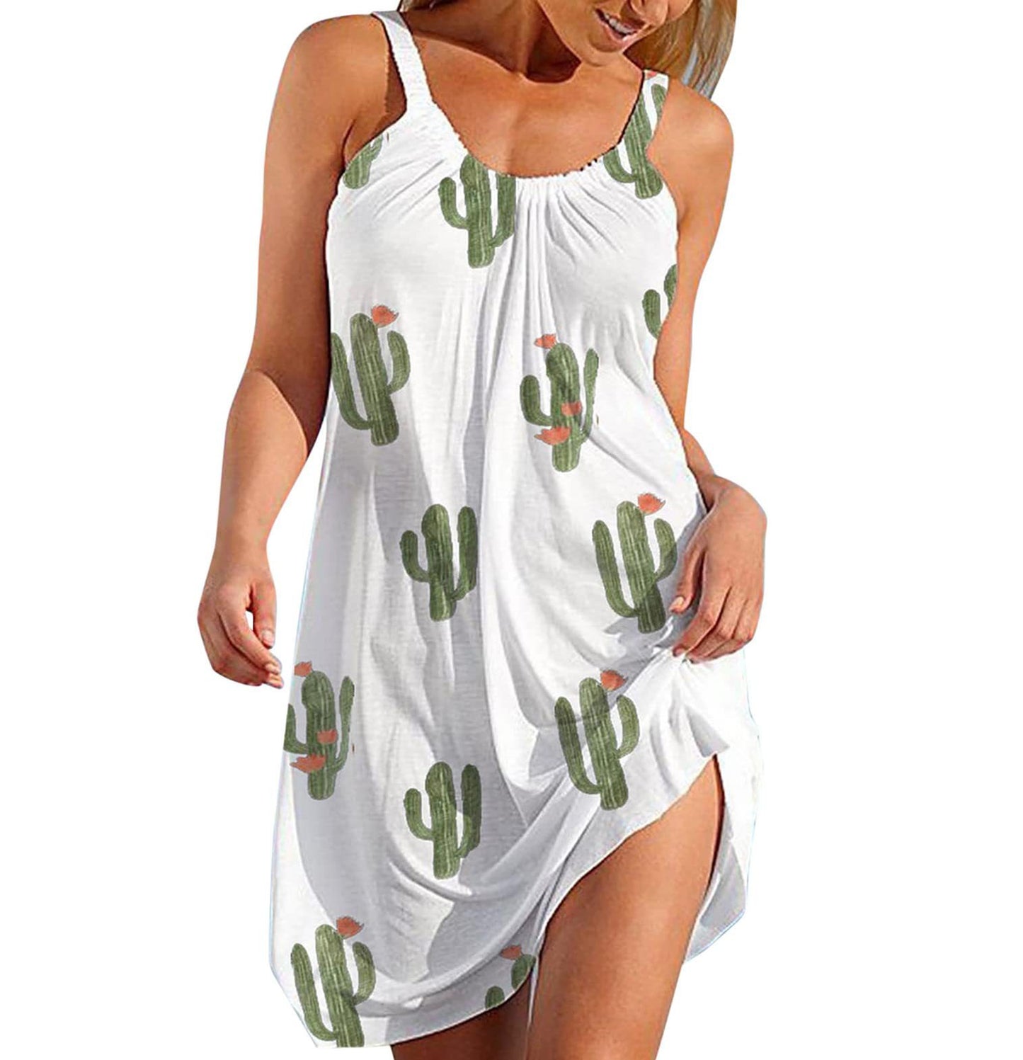 💟【Vroča razprodaja】👗 Nova ležerna potiskana črtasta obleka