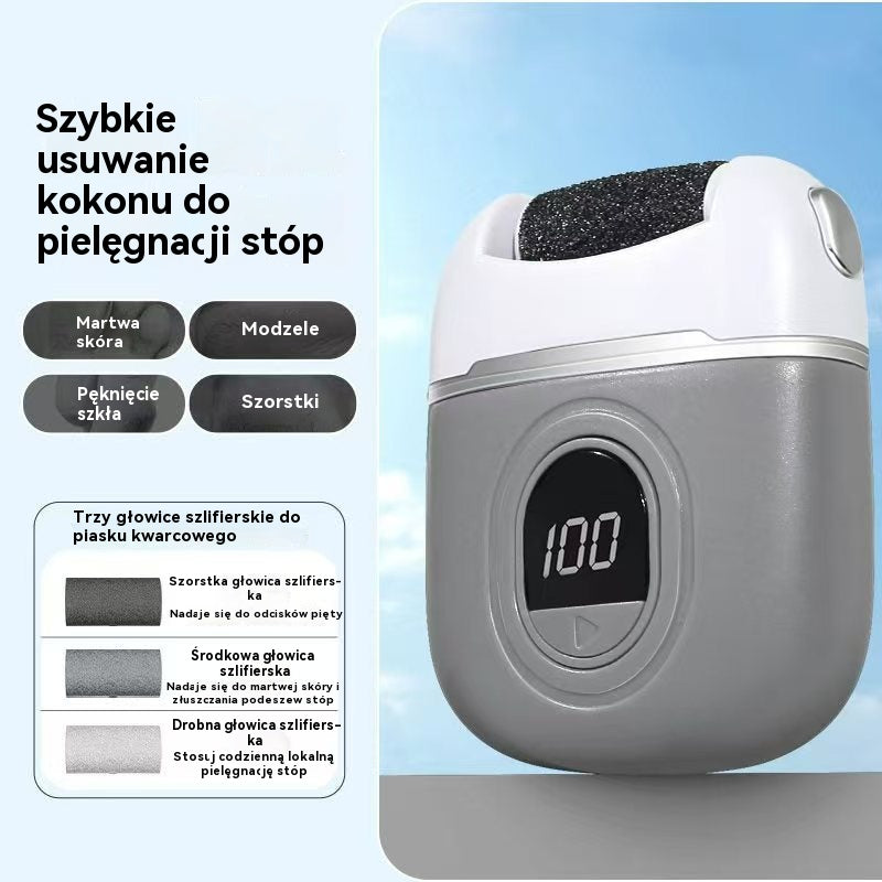✨🦶🛁 Nowa elektryczna szlifierka do stóp, usuwanie martwego naskórka, elektryczna szlifierka do stóp do pedicure