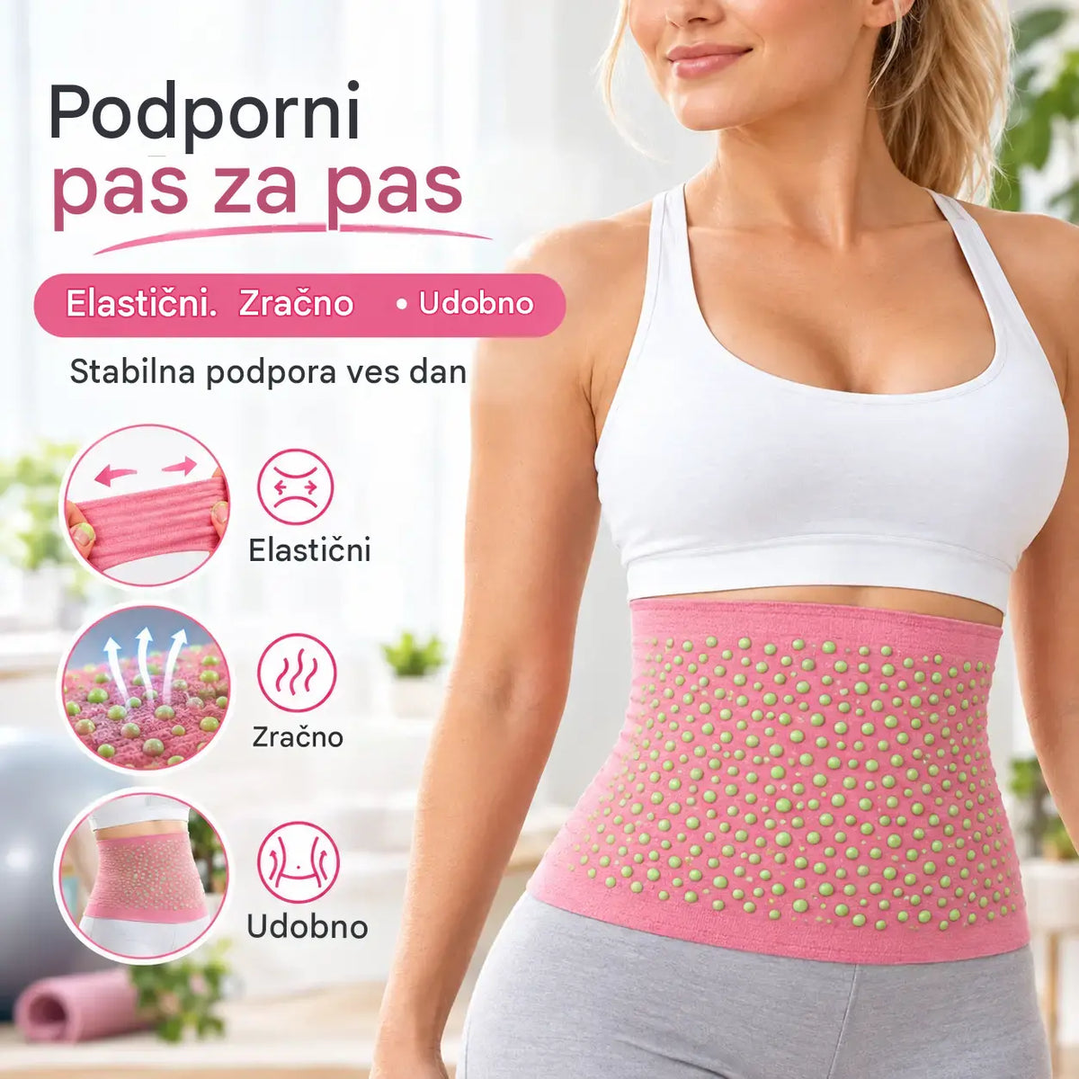 🔥 Kupi 1, drugega dobiš brezplačno, 2 kosa za 23 € – Derong grelnik pasu z izvlečkom pelina, topel in udoben, idealen za hladne dni in športne aktivnosti.
