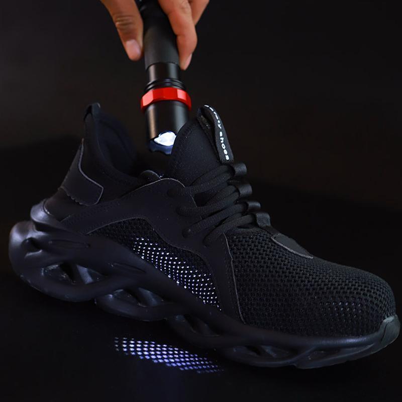 【Akce na nový produkt】💥【39-48】Pánská pracovní obuv✅Prodyšná a nárazuvzdorná✅Odolná proti propíchnutí✅Protiskluzová✅Pohodlná