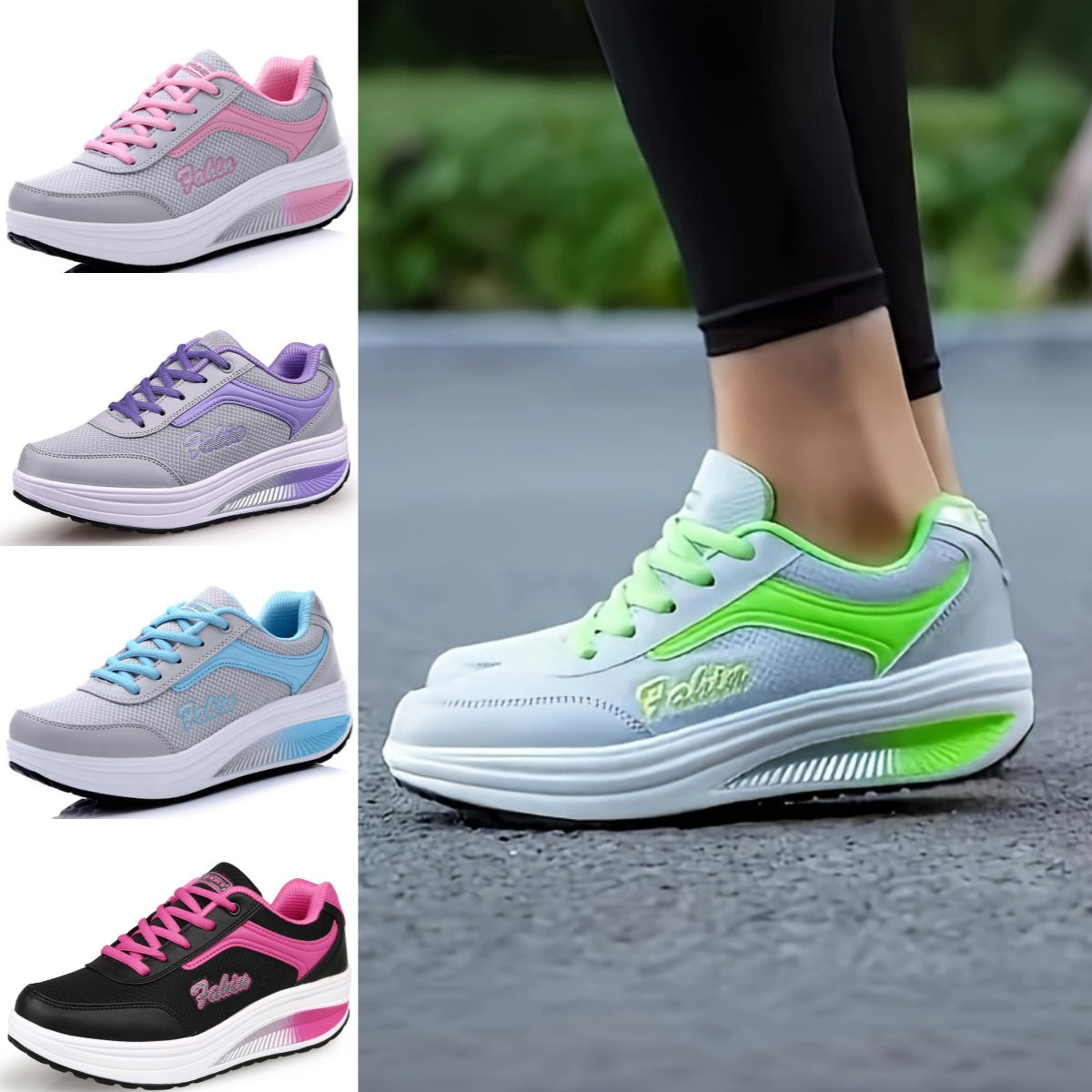 💥👟 【50% zniżki】【35-43】Nowe damskie buty sportowe na wiosnę i lato, oddychające, wygodne, pasujące na co dzień
