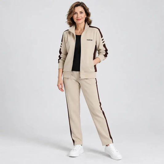🔥【50% popust】🔥【M-5XL】【Jakna + hlače】😍 Nov jesenski komplet športnih oblačil za prosti čas, plus velikosti