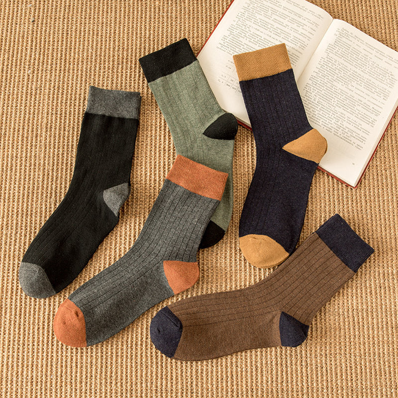 【Kup 5, a 5 dostaniesz gratis】Męskie ciepłe, pochłaniające pot skarpetki dezodorujące