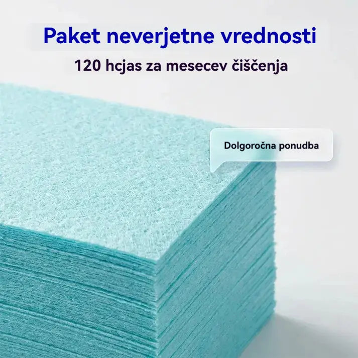 🏠🔥【3 pakiranja za 22 evrov】Ti robčki za čiščenje tal imajo lastnosti odstranjevanja madežev in poliranja.