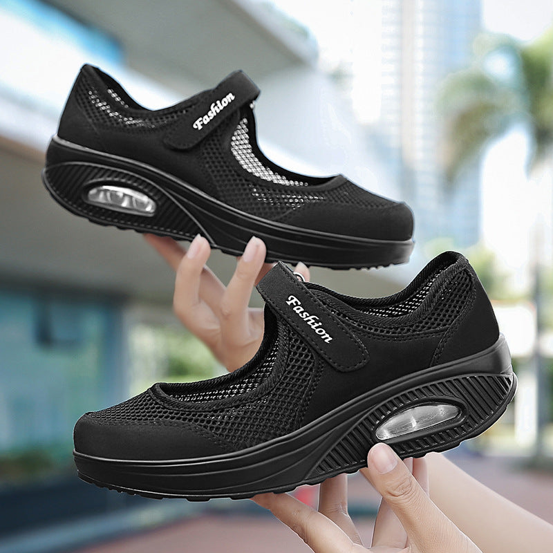 【35–43】👟 Damskie sneakersy z oddychającej siateczki, z podeszwą na poduszce powietrznej – ultralekkie, miękkie i wygodne