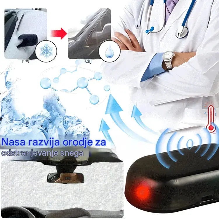 🔥🔥Pripomoček za čiščenje snega z avtomobila, posebej zasnovan za odstranjevanje ledu in snega s stekel.