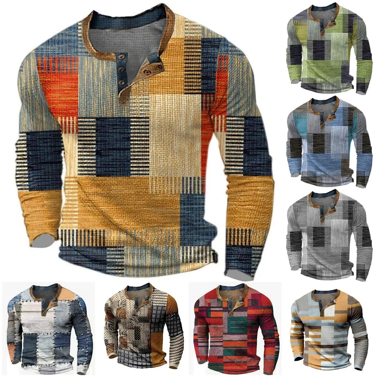 🔥🔥Nova moška polo majica z dolgimi rokavi velike velikosti【S-4XL】