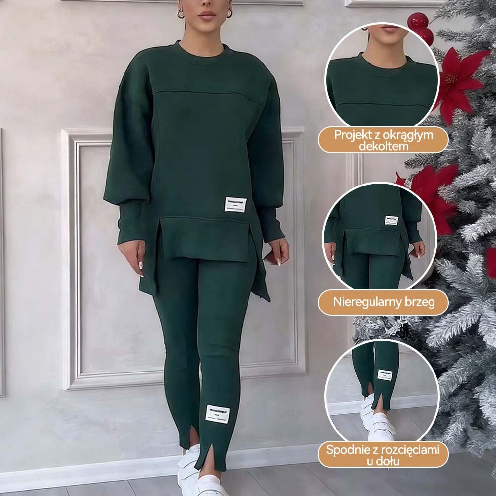 🔥Nowy modny dres casualowy 2026 – bluza + spodnie