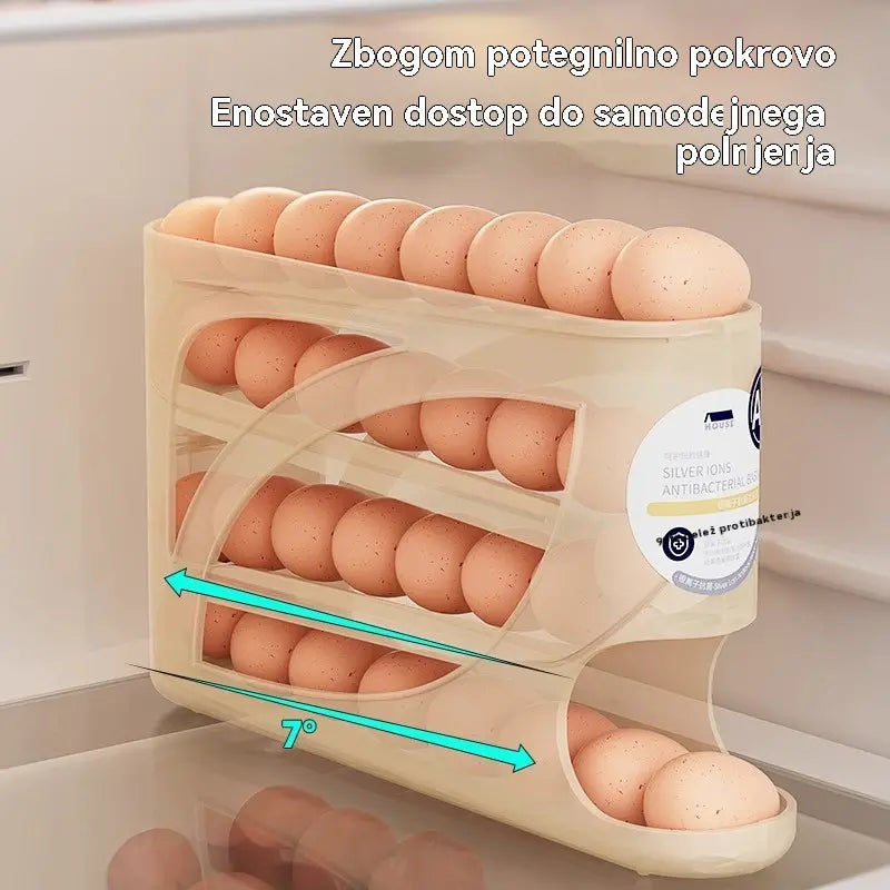 💥🥚🥚【Kupite 1, dobite 1 gratis】Drsna škatla za shranjevanje jajc živilske kakovosti